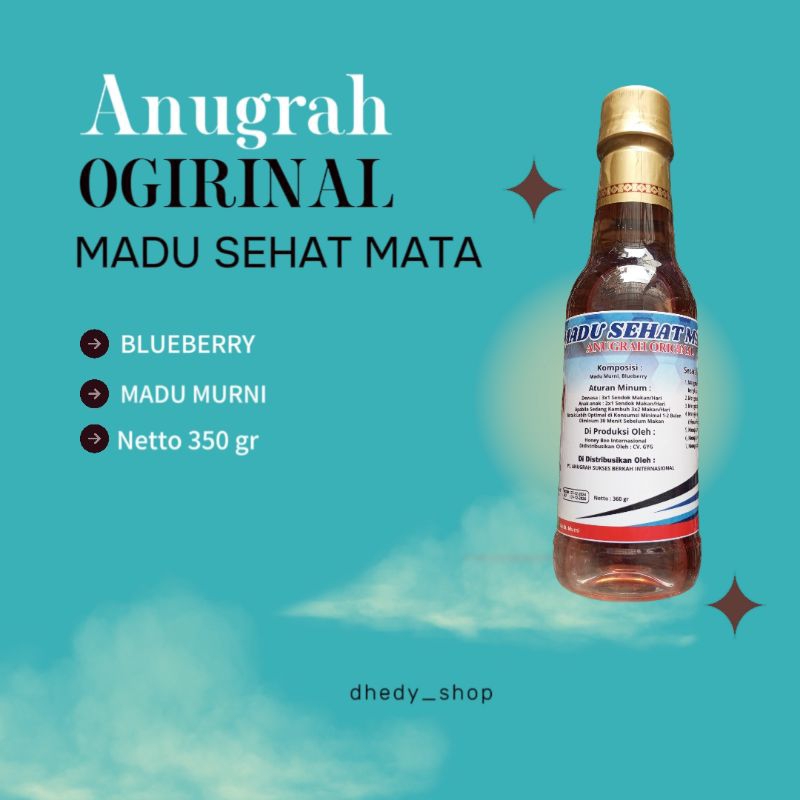 

Anugrah Original Madu + Blueberry Sehat Mata 360 gr