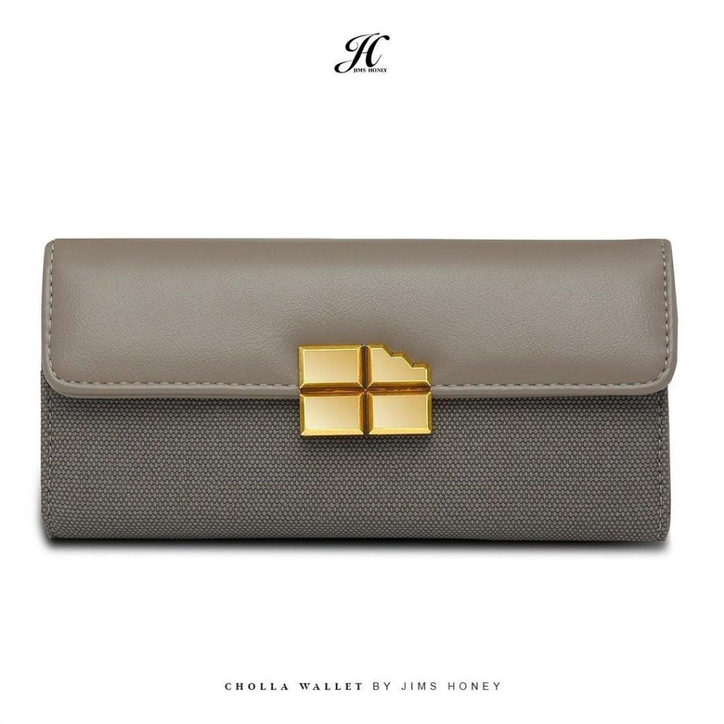 JIMS HONEY CHOLLA WALLET Dompet Lipat Panjang Wanita Cewek Fashion Jimshoney Casual Terbaru