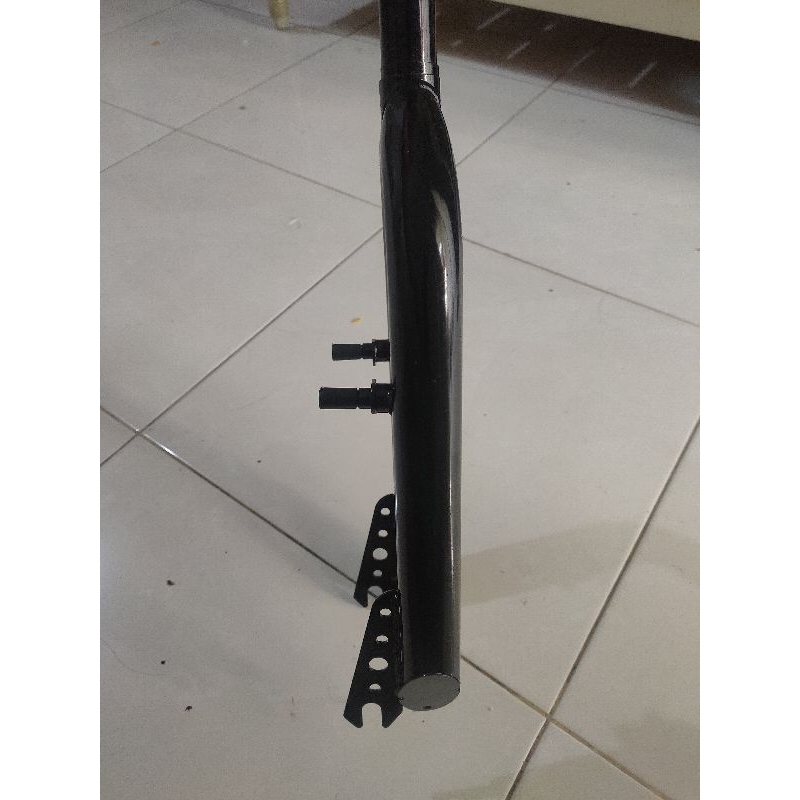 garpu sepeda fork bmx 20 standar ulir hitam