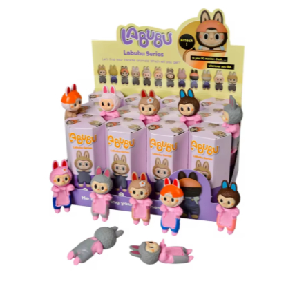 BLIND BOX FIGURE LABUBU SERIES - DECORATIVE MINI FIGURE TEMPELAN HP - MONITOR KOMPUTER - HP SCREEN L