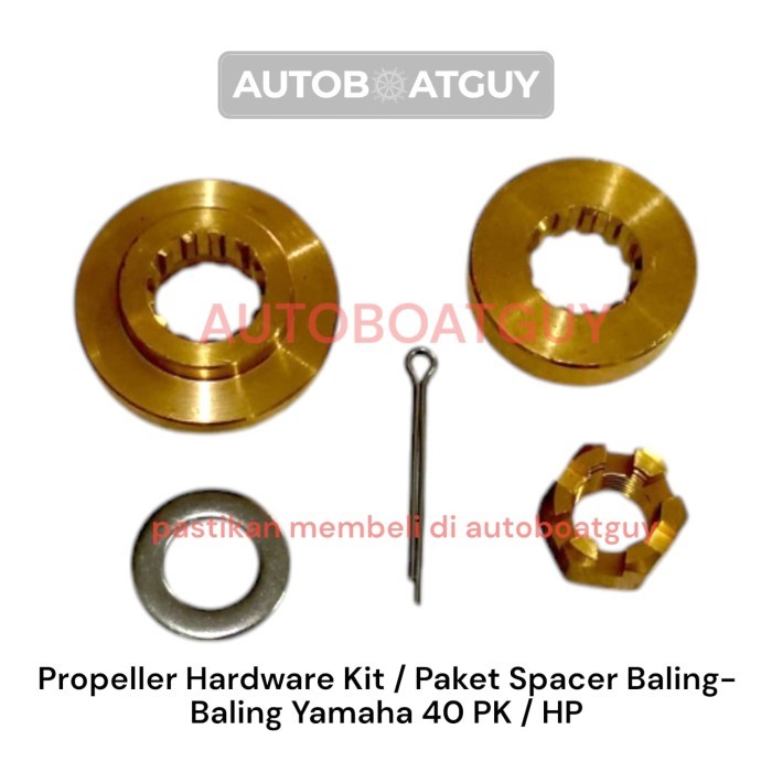 Propeller Hardware Kit / Paket Spacer Baling-Baling Yamaha 40 PK / HP