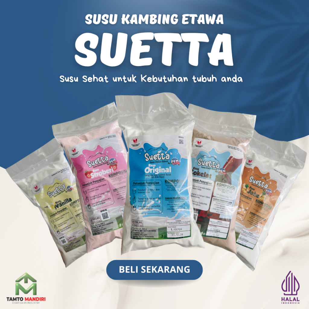 

Susu Kambing Etawa - Suetta High Grade kemasan 500g