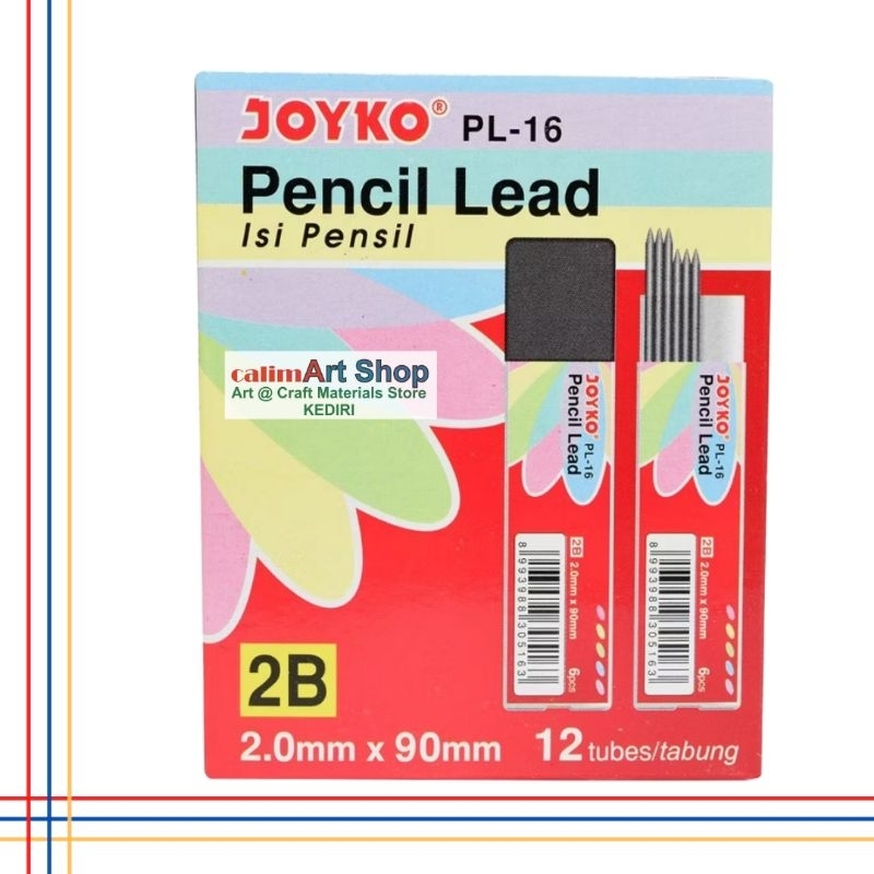 

Pencil Lead Isi Pensil Mekanik Joyko PL-16 2B 2.0mm