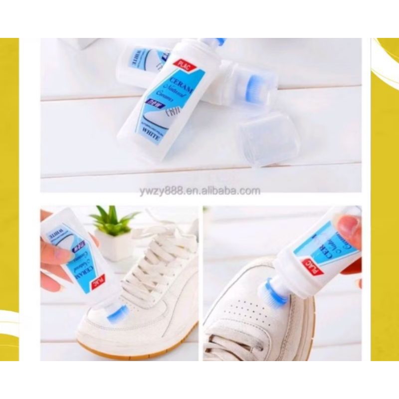 Sikat semir sepatu putih penghilang noda sepatu