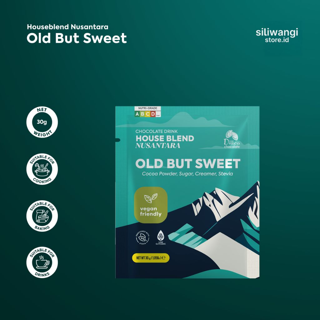 

Dillco Chocolate OLD BUT SWEET - House Blend Series 30gr SACHET