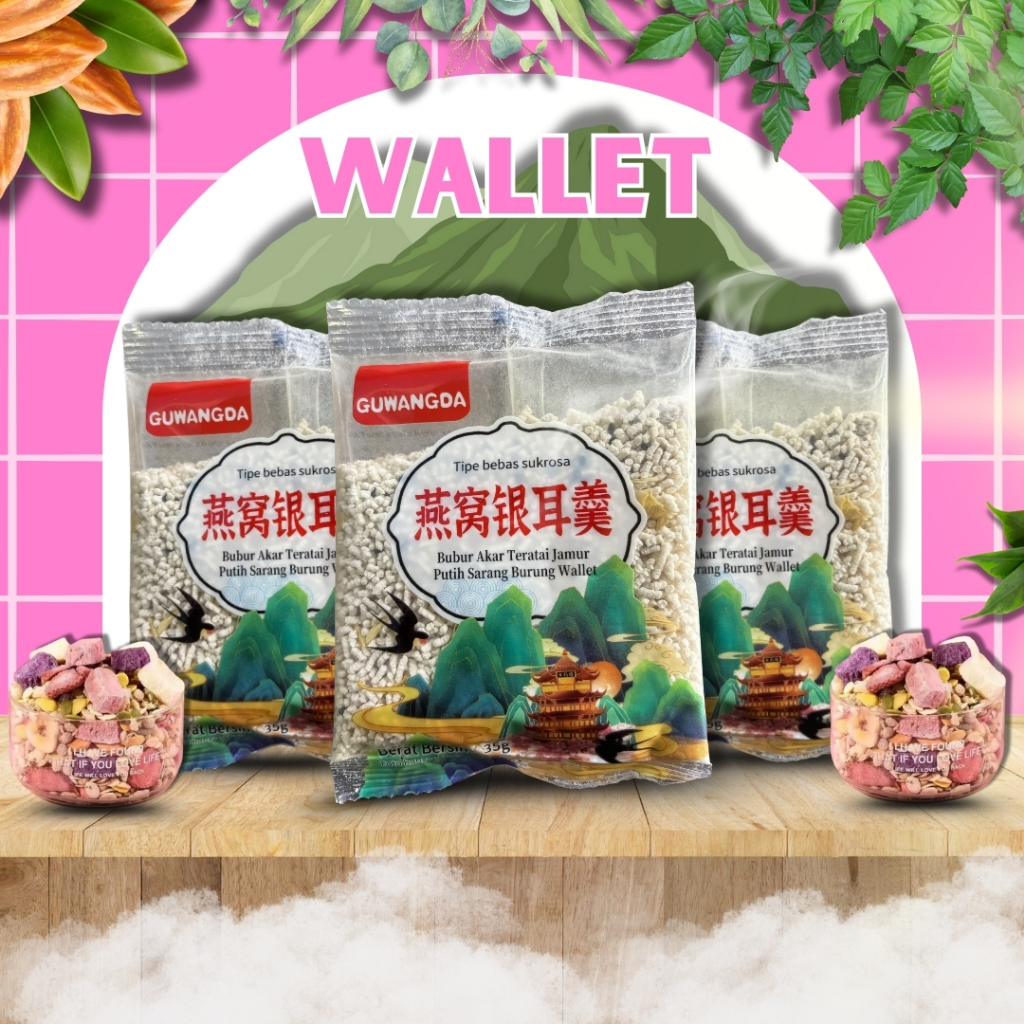 

( 5 PCS ) Oufen Lotus Root Powder Sachet - Varian Sarang Burung Wallet Kemasan (35g)