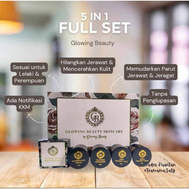 BESTSELLER ECER GLOWING HERBAL TREATMENT Glowing Beauty Skincare GB Skincare Wahida Ismail Original 