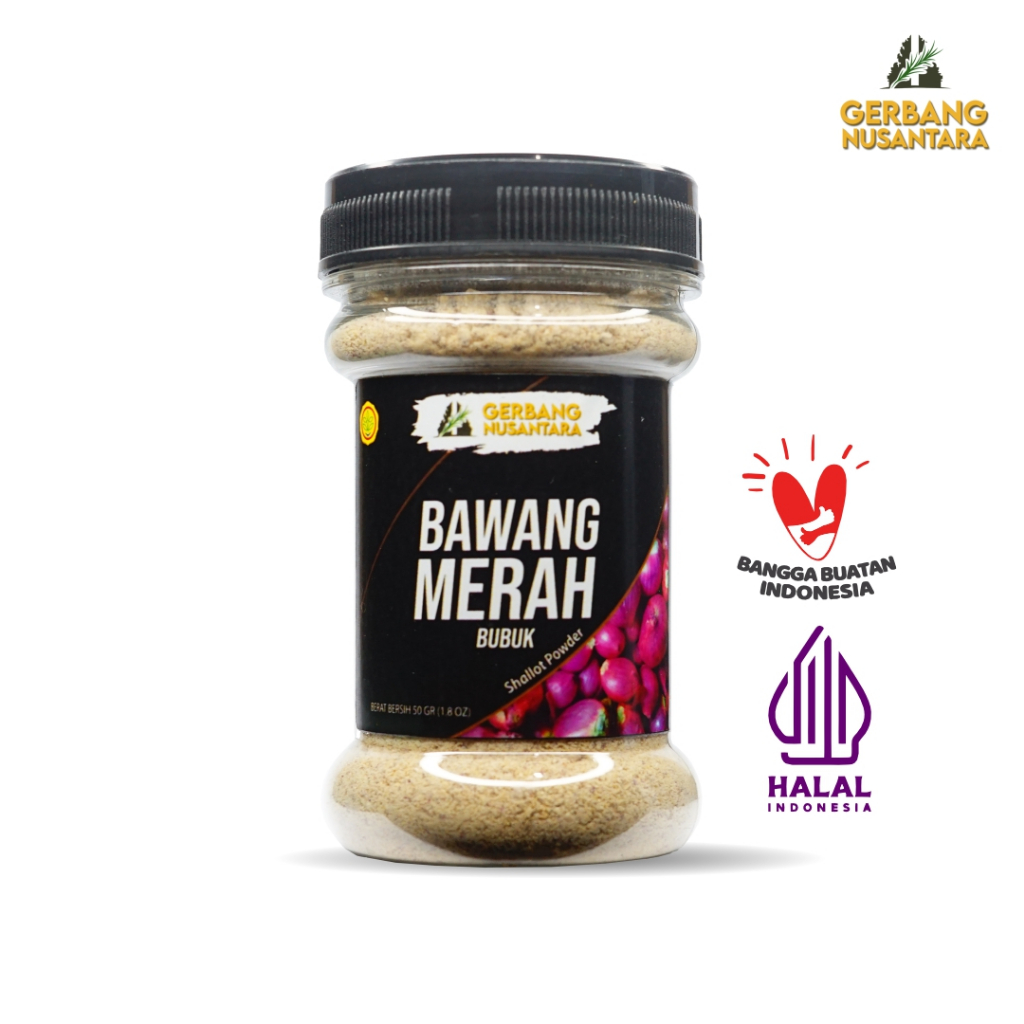 

Gerbang Nusantara - Bawang Merah Bubuk Bumbu Masak Dapur Rempah 50gr