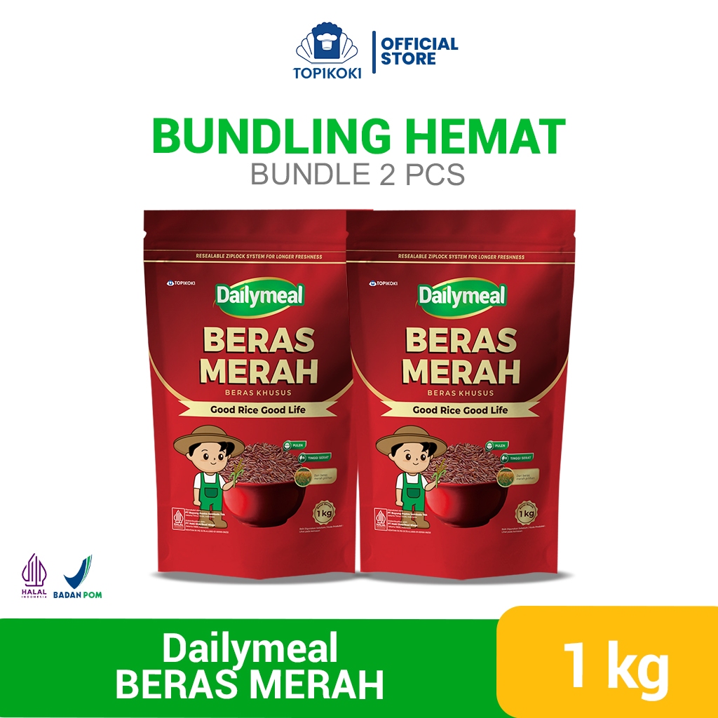 

Dailymeal - 2pcs Beras Merah 1 kg - Red Rice