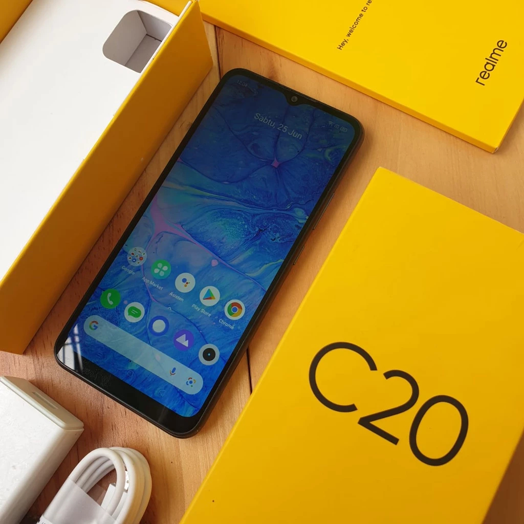 REALME C20 SECOND 2/32GB HANDPHONE SECOND HP SEKEN HP BEKAS HP MURAH