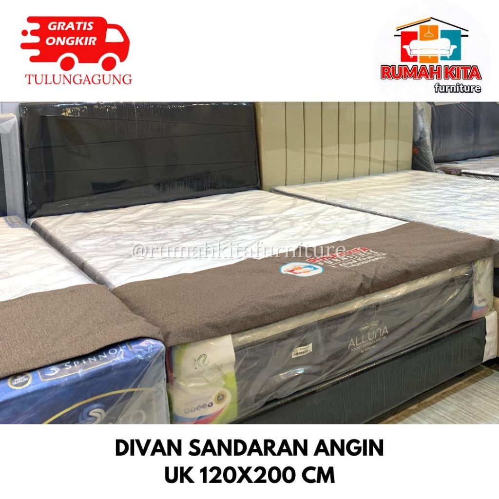 Divan Sandaran Set Angin 120x200