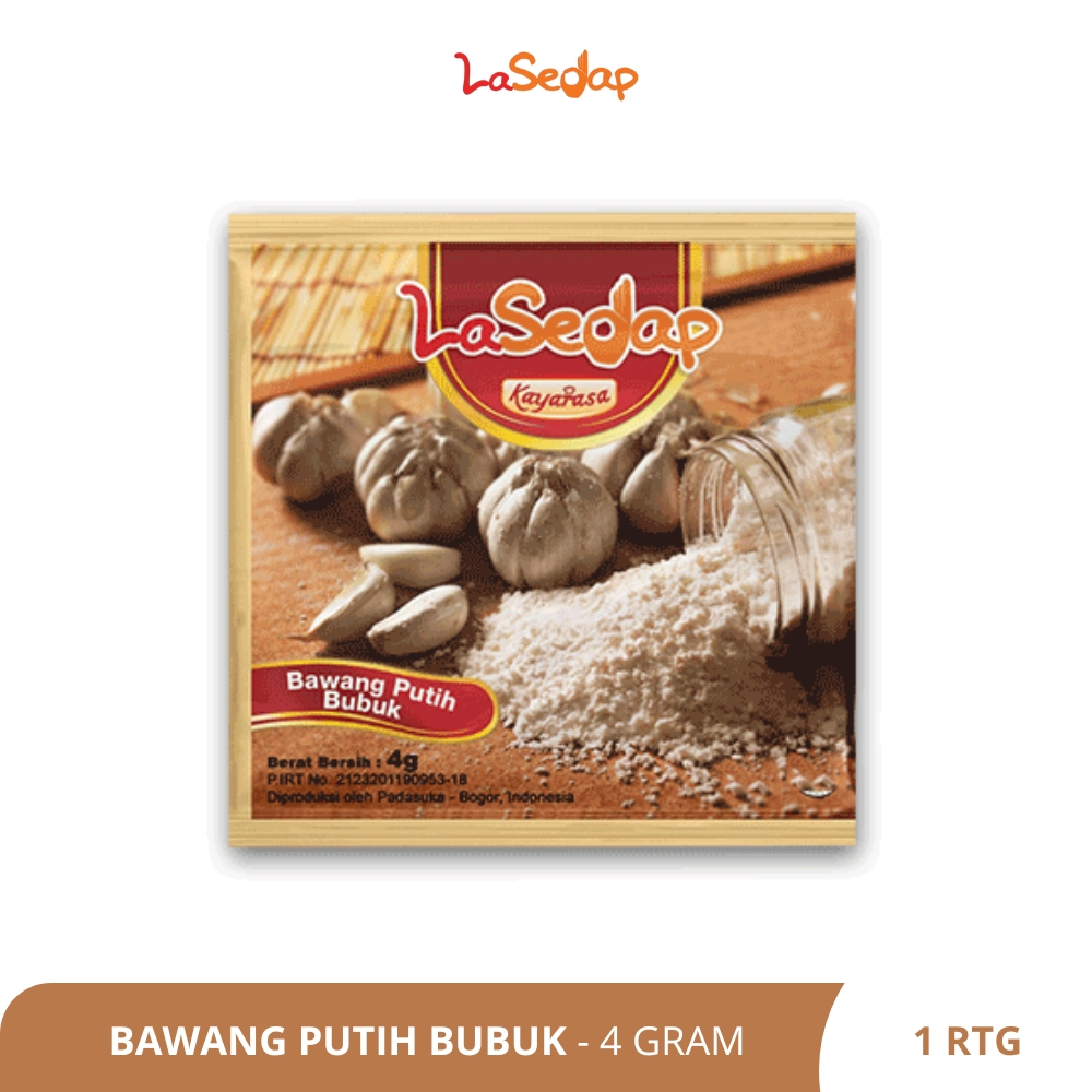 

LASEDAP - Bawang Putih Bubuk - 12 x 4 GRAM