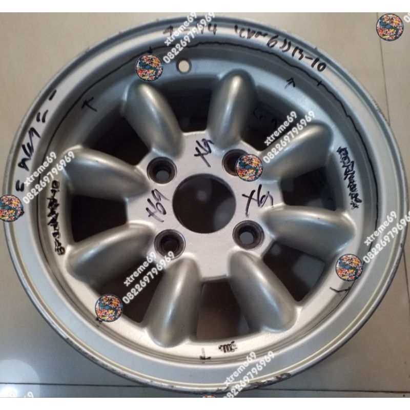 X69 - Velg racing belimbing pcd 4 x 114 lebar 6 JJ ring 13 original bekas masih layak pakai FORMULA 