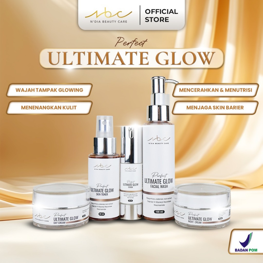 NBC PERFECT ULTIMATE GLOW SERIES - PAKET SUPER GLOWING - SKIN BARRIER REPAIR KIT - NBC SKINCARE - ND