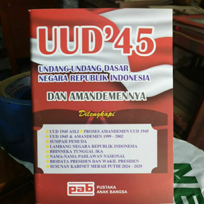 Buku UUD 1945 undang undang dasar 1945 pocket/saku