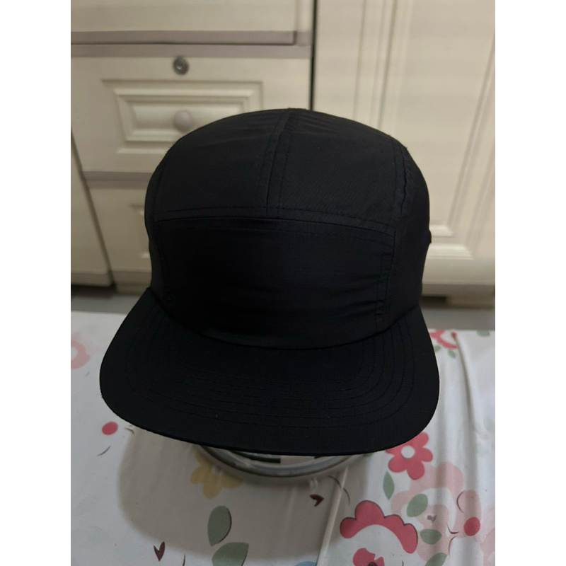 STUSSY JAMBOREE CAMP 5 PANEL CAP HAT - BLACK