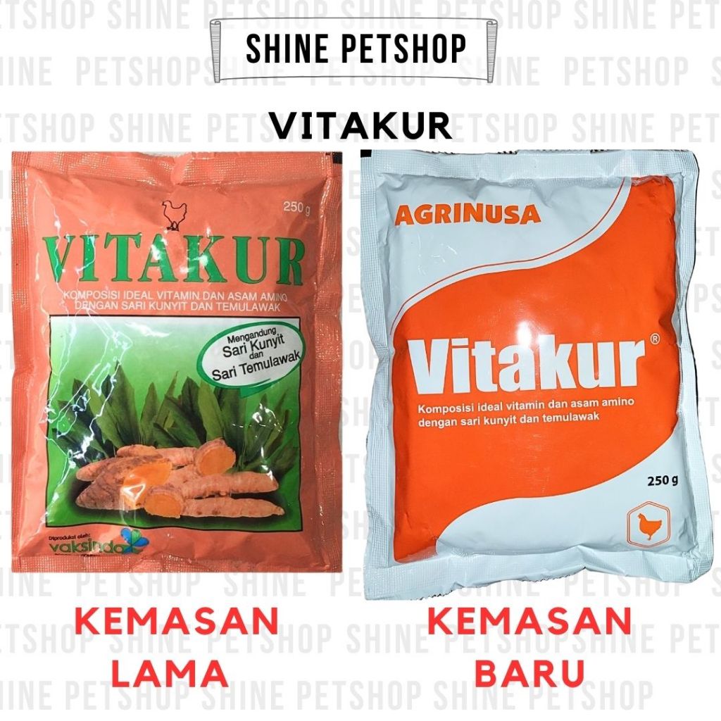 VITAKUR 250 gram multivitamin herbal hewan
