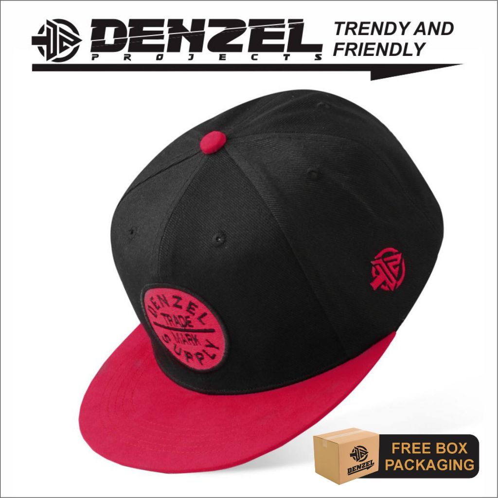 DENZEL Original DZ 11 Topi Snapback Pria - Topi Distro - Topi Hiphop - TOPI Pria - Topi Berkualitas