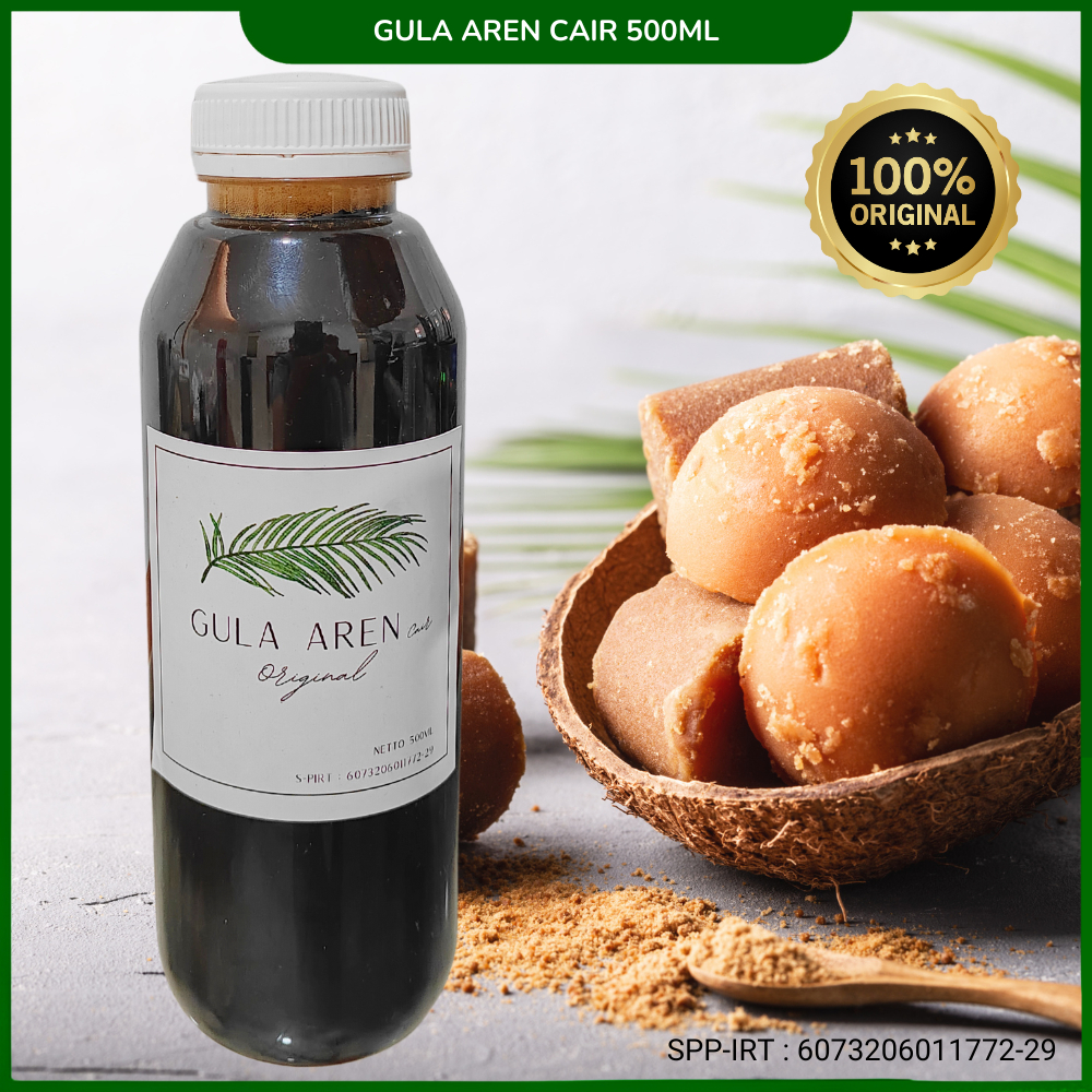 

Gula Aren Cair Murni Tanpa Campuran 500 Ml Premium Kental