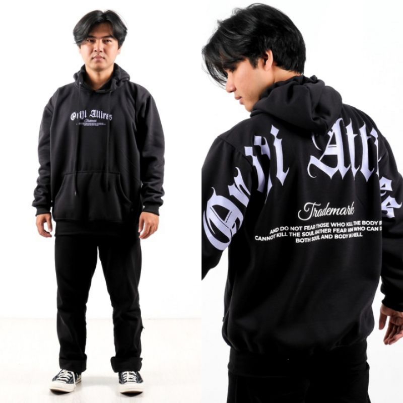 SWEATER HOODIE PRIA LAKI BANGET SABLON BELAKANG