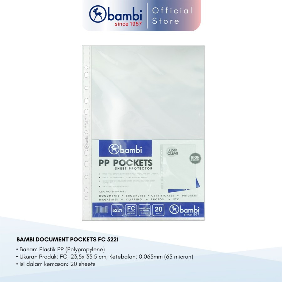 

Bambi Document Pockets 5221 FC
