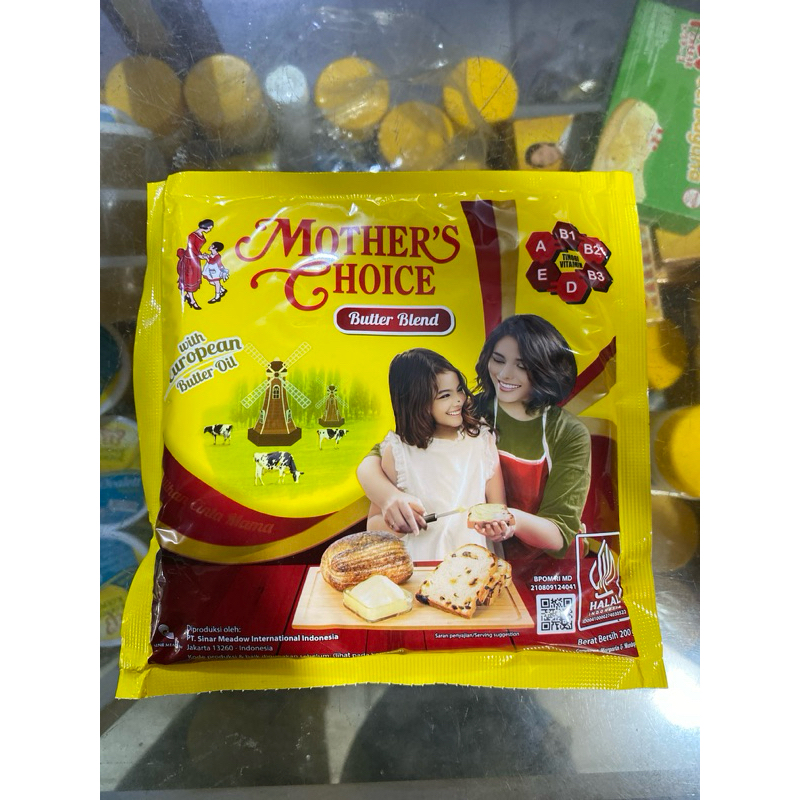 

MOTHER'S CHOICE BUTTER BLEND MENTEGA MARGARIN BERAT 200 GRAM
