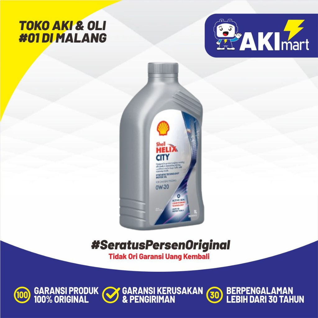 Shell Helix City 0W-20 Oli Mobil 1Liter