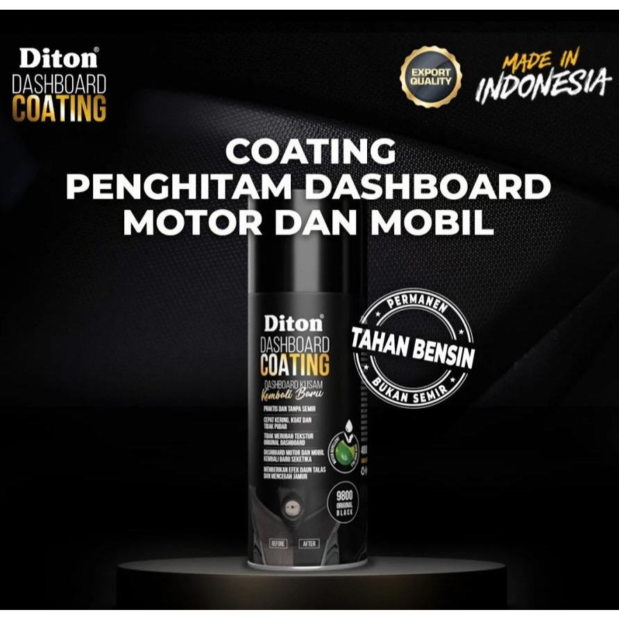 Penghitam Dashboard DITON Premium Dashboard Coating Black 9800