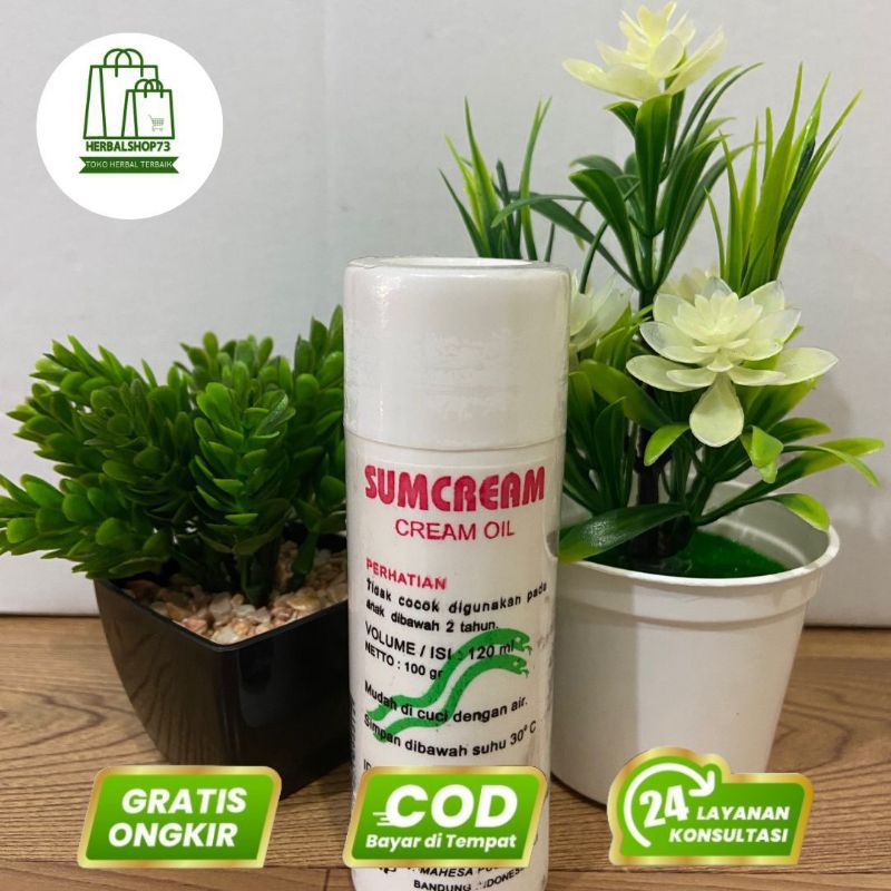 Sumcream - Minyak Gosok Hangat - Cream Gatal gatal - Cream Alergi  Isi 100 ml