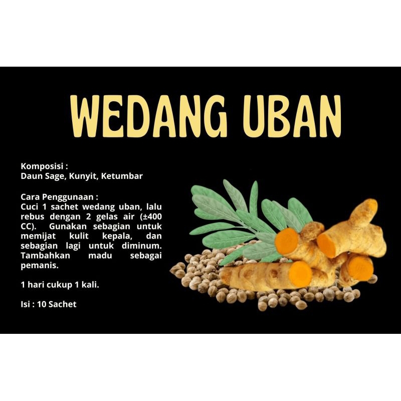 

WEDANG UBAN PENGHITAM RAMBUT