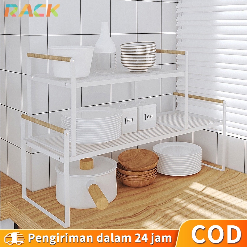 Rak Sink Rak Wastafel Rak oven Rak serbaguna Rak dapur rak bumbu rak panci rak kolong wastafel