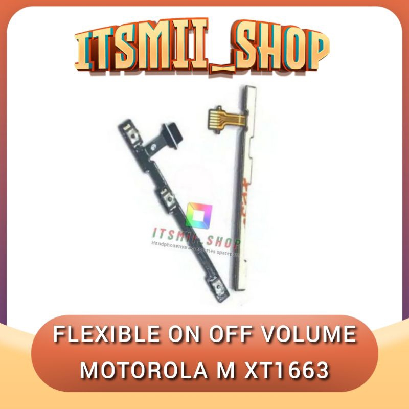 FLEXIBLE FLEXIBEL FLEKSIBEL ON OFF VOLUME MOTOROLA M XT1663 - FLEKSIBEL MOTO M