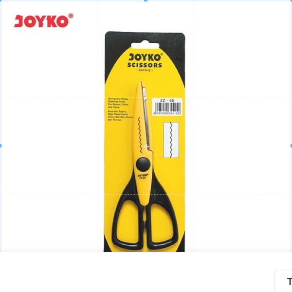 

( 1 PACK ) Gunting Zigzag / Gunting Gerigi Joyko ZZ-65/ Scissors 1 PACK ISI 12 BIJI
