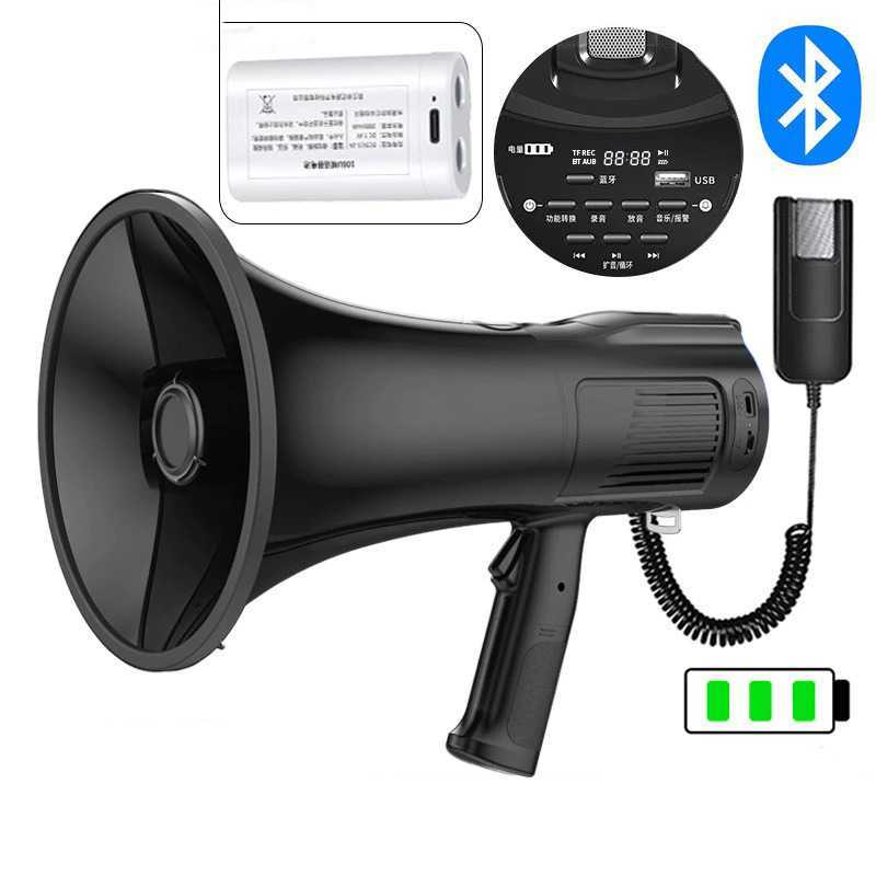 Speaker Toa Outdoor Mini Bluetooth Megaphone Recording 350s MicroSD USB 100W