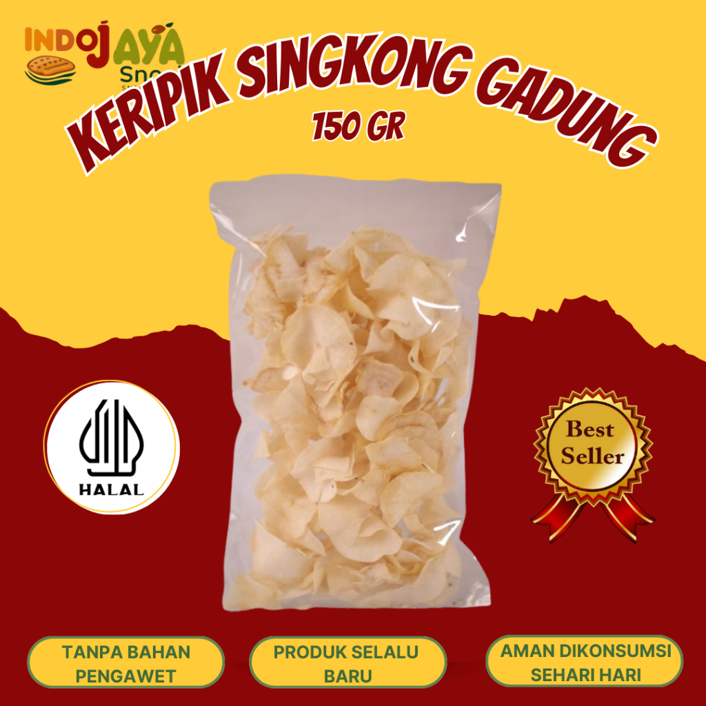 

Keripik singkong gadung gurih renyah original