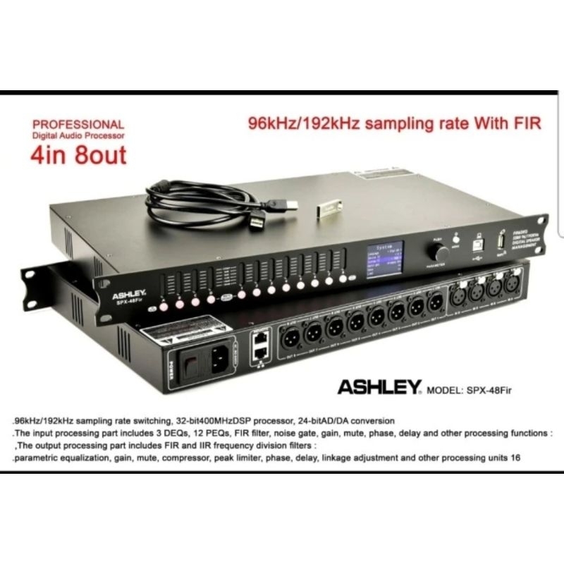 Audio Systeam Ashley SPX48FIR DLMS Digital Processor