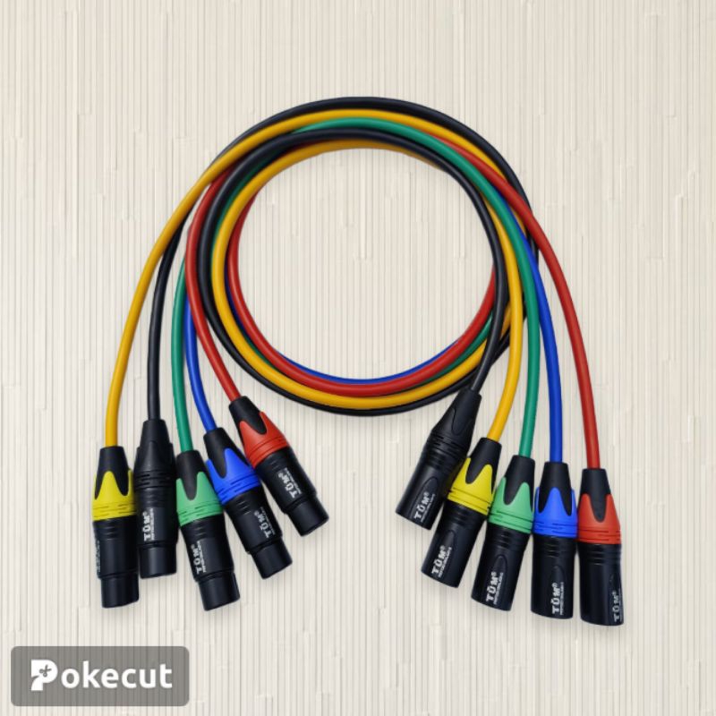 KABEL INPUT AUDIO JACK CANON XLR TUM MALE TO FEMALE