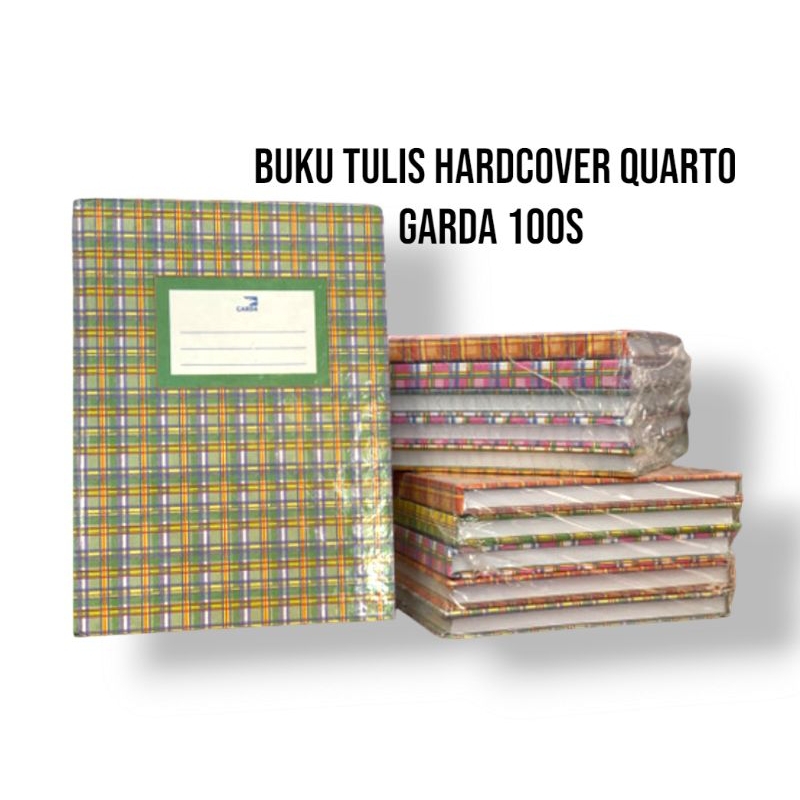 

Buku tulis hard cover QUARTO pendek Garda 100 lembar ( 1 pcs)