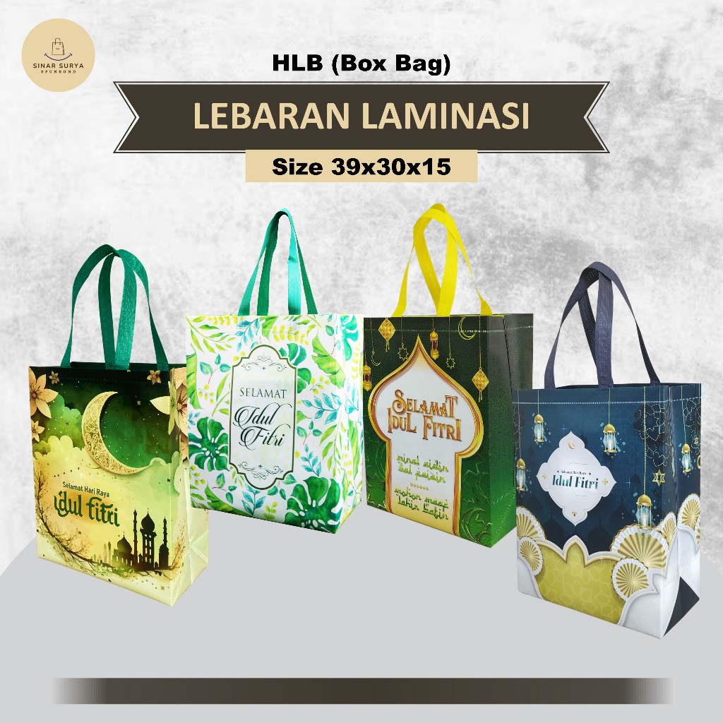 

Goodiebag Lebaran | Tas Parcel Lebaran Idul Fitri | Tas Lebaran Laminasi 39x30x15