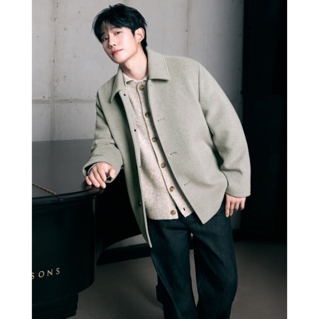 Jaket Korea Pria Mind Bridge Half-Coat Tebal | Jaket Winter - 7132