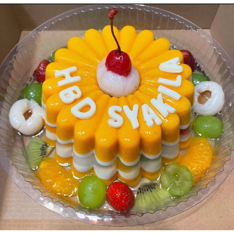

pudding mangga mix fruit diameter 16
