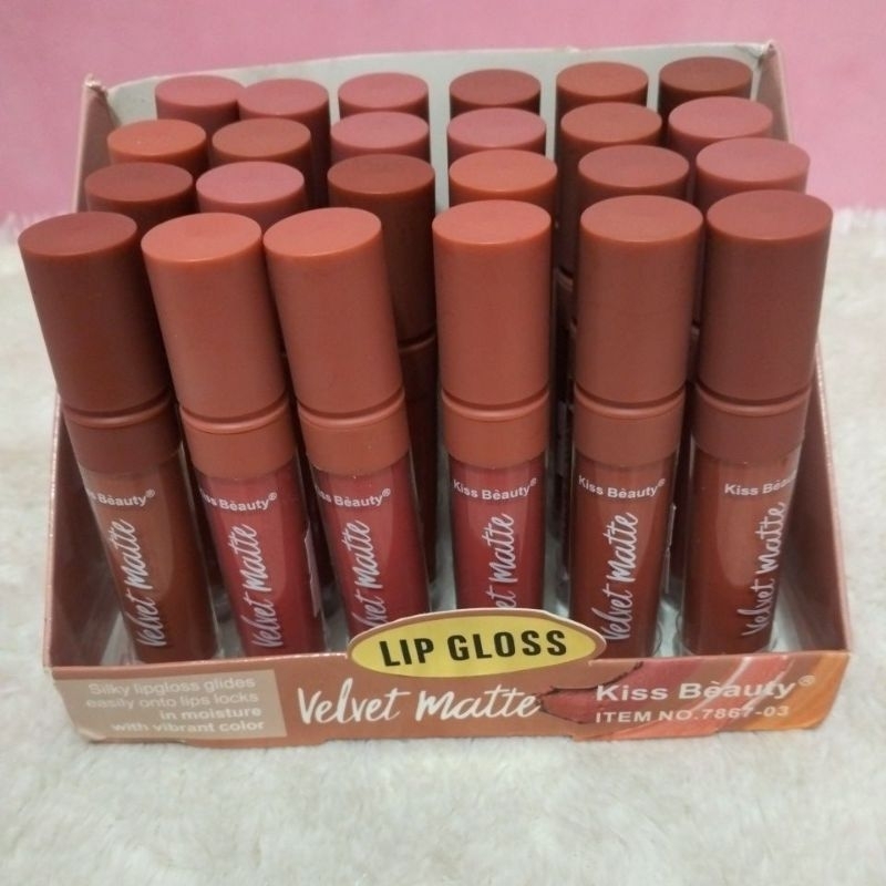 kiss beauty Velvet matte lip gloss