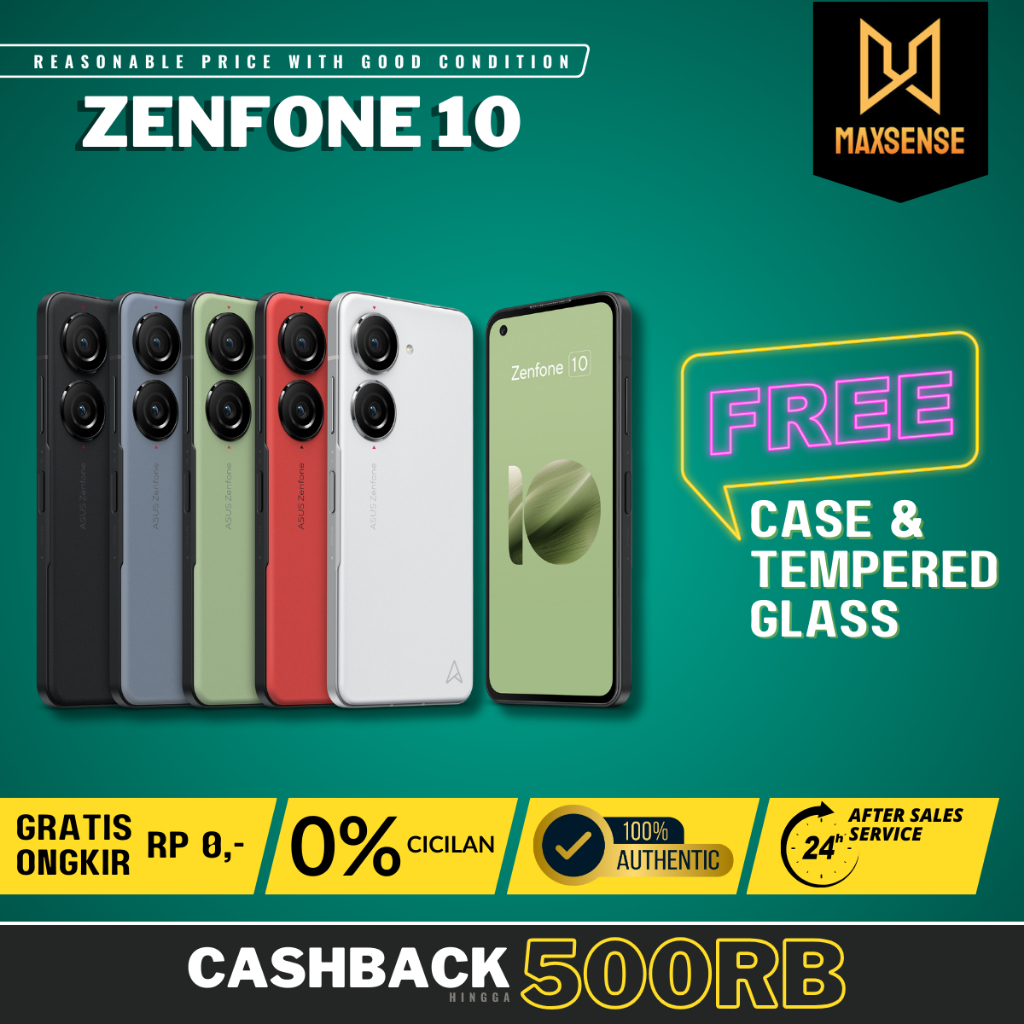 Tam Asus Zenfone 10 5G 16/512GB 8/128GB Garansi Resmi Asus Indonesia