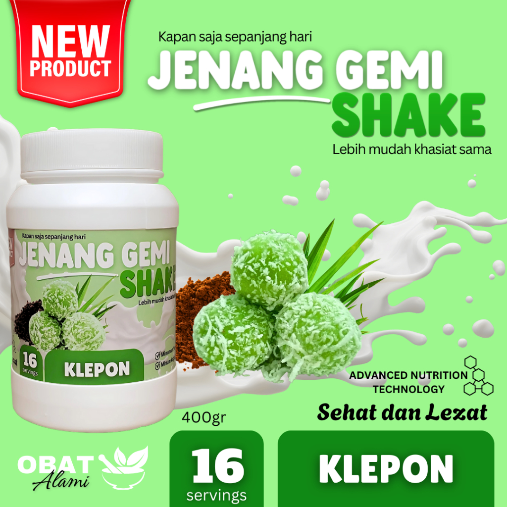 

Jenang Gemi Shake - Sehat untuk lambung, maag, GERD | Meningkatkan sistem imun tubuh - Klepon Pandan