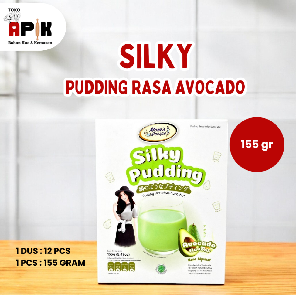 

SILKY PUDDING 155GR / AVOCADO / BUBBLE GUM / COKELAT / LYCHEE