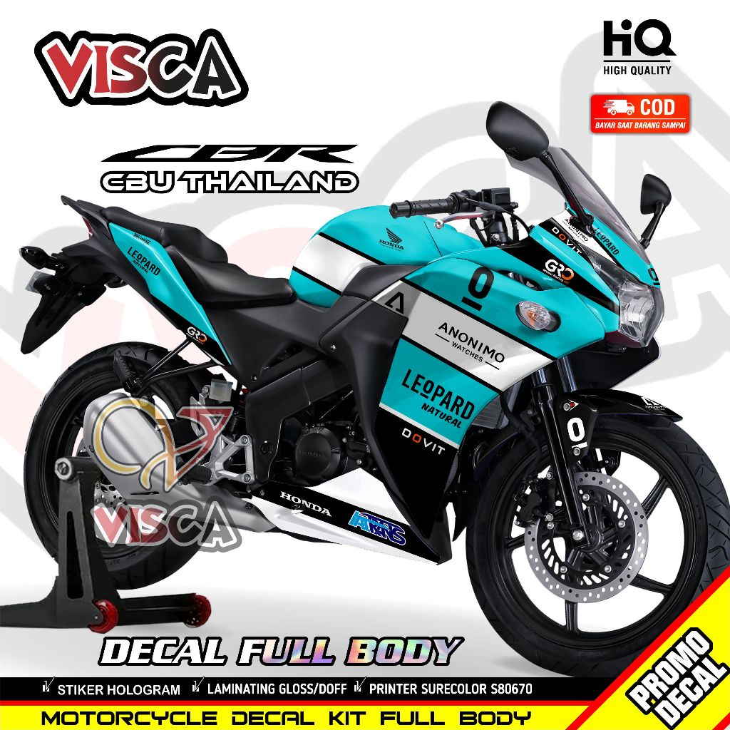 Decal Cbr 150R Cbu Thailand Full Body Striping Cbr 150r Cbu Thailand Stiker Cbr 150r Cbu Thailand Le