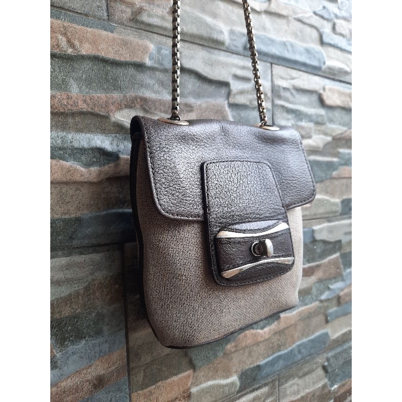 Slingbag Cokelat ELIZABETH - TAS PRELOVED BRANDED ORIGINAL