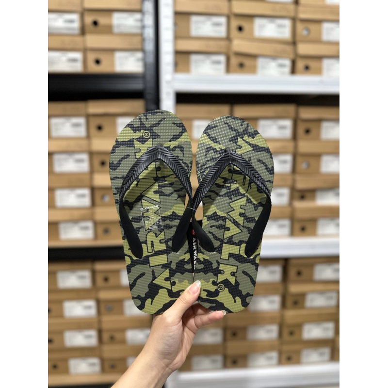 SANDAL JEPIT KARET PRIA AIRWALK CAMO AIWSM230325A SENDAL AIRWALK ORIGINAL GREEN
