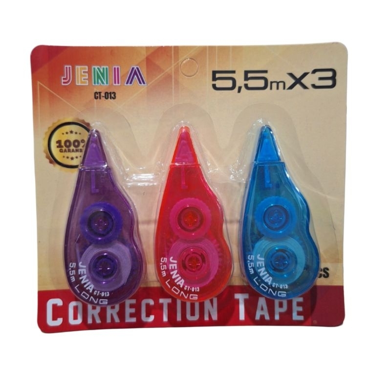 

TIPEX KERTAS JENIA ISI 3 PERPAK