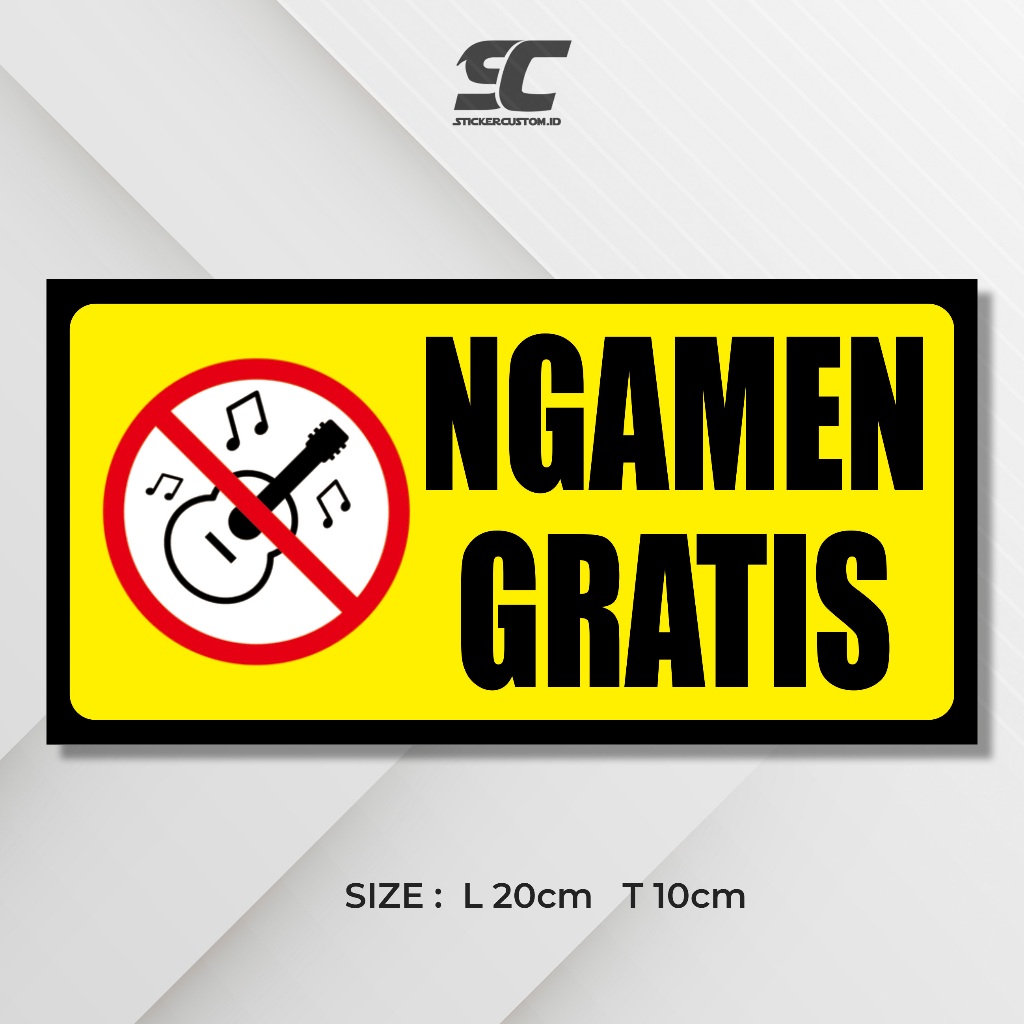 

STIKER VINYL NGAMEN GRATIS